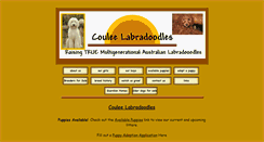 Desktop Screenshot of couleelabradoodles.com